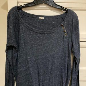 JCrew Boatneck Long Sleeve Tee in Size Small